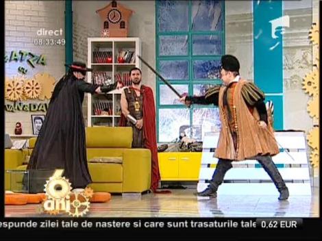 Mihai Viteazul şi Zorro, duel cu sabia!