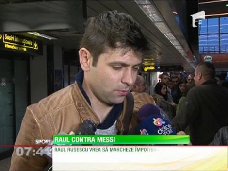 Raul Rusescu vrea să marcheze cu Argentina