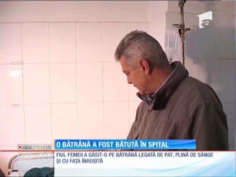 Bătrână bătută de o asistentă medicală într-un spital din Argeş