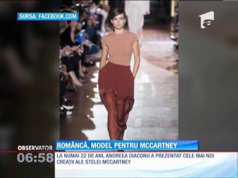 Andreea Diaconu a dat tonul în materie de vestimentaţie la Săptămâna Modei la Paris!
