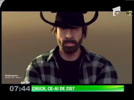 Toată planeta aşteaptă replica lui Chuck Norris după ce Van Damme a făcut şpagatul în spaţiu