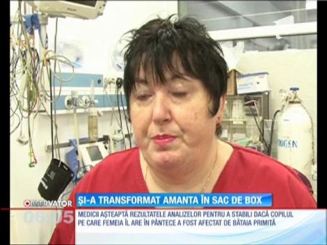 Şi-a transformat amanta în sac de box