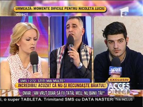 Prin telefon Omar, fiul lui Jamal