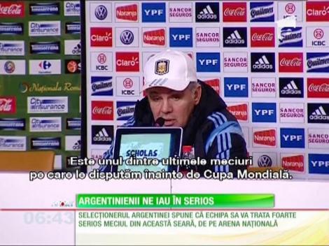Selecţionerul Argentinei promite că va face spectacol contra tricolorilor