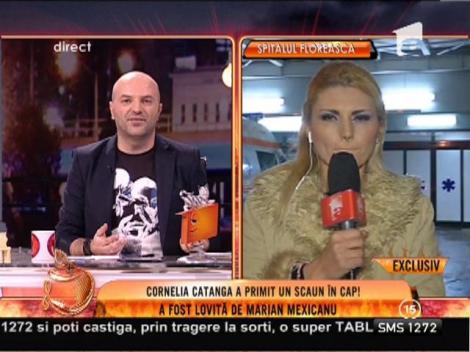 Scandal violent într-un club! Cornelia Catanga a primit un scaun în cap