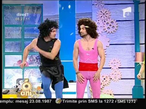 Răzvan și Dani, exerciții de fitness și multă distracție