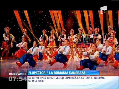 "Luptători" ucrainieni la România Dansează