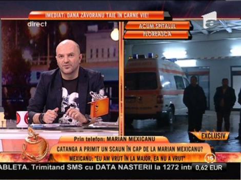 Marian Mexicanu: "A fost o mică discuţie între noi că muzicanţi!"