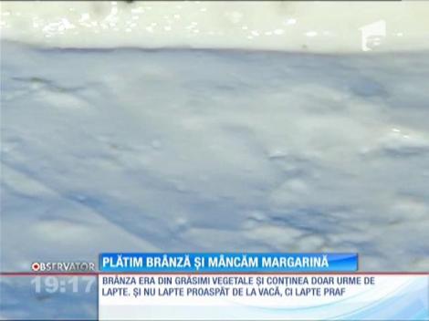 Atenţie! Brânza poate conţine urme de lapte!