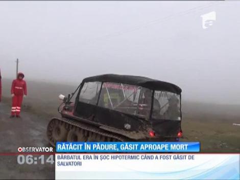 Rătăcit în pădure, găsit aproape mort