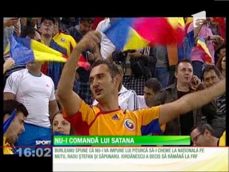 Răzvan Burleanu zice că nu se bagă peste Piţi la naţională