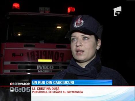 Incendiu la un depozit de anvolope