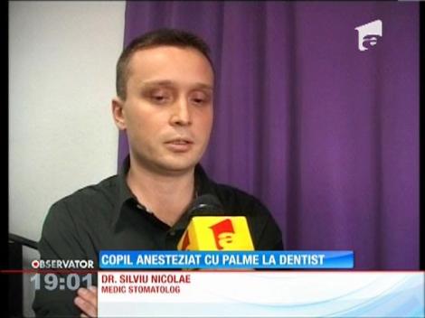 IMAGINI ȘOCANTE! Copil anesteziat cu plame de dentist!