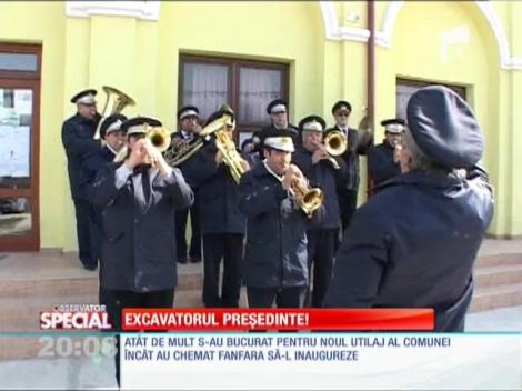 Excavatorul presedinte!