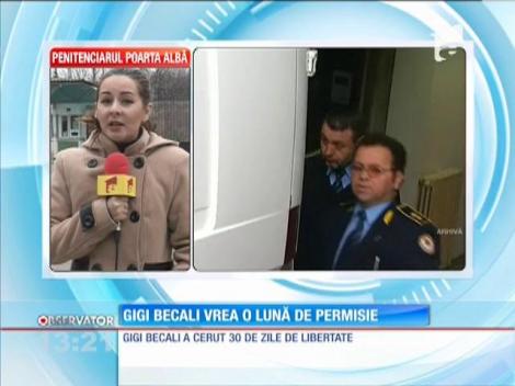 Gigi Becali încearcă din nou să iasă din penitenciar