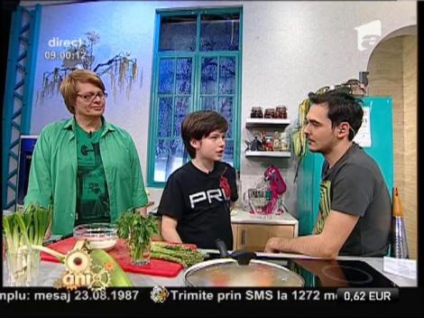 Aron Horia Ciocan, concurent Junior Chef, invitat la Neatza cu Răzvan şi Dani