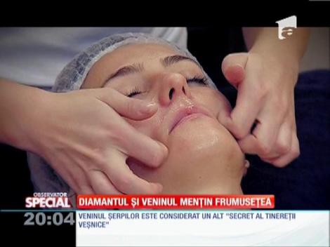 Diamantul şi veninul de viperă menţin frumuseţea
