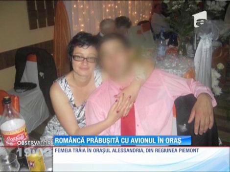 Roxana Popovici, romanca prabusita cu avionul in oras
