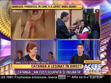 Cornelia Catanga a leşinat în direct!