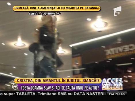 Bianca şi amantul Cristea, în oraş, la 24 de ore după ce blonda a divorţat!