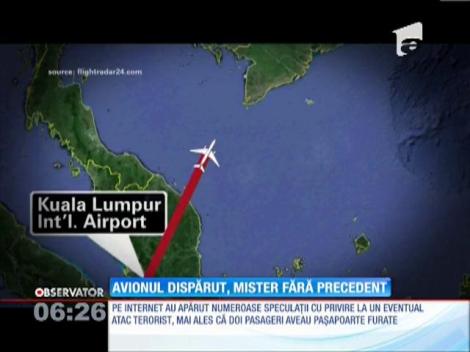 Dispariţia avionului malaezian, un mister fără precedent