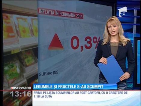Legumele şi fructele s-au scumpit