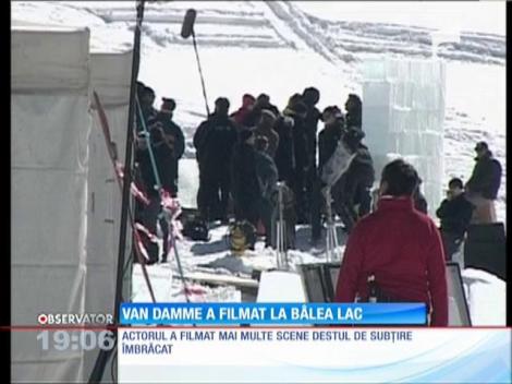 Van Damme filmează la Bâlea Lac! Actorul a lăudat România şi locurile pe care a apucat să le viziteze