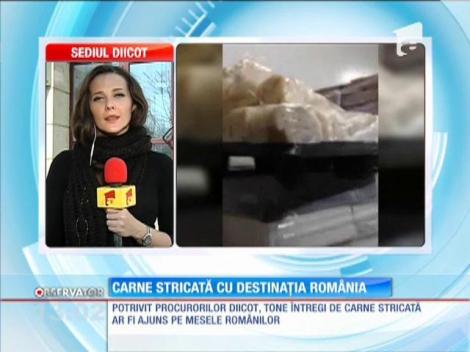 Carne stricată cu destinaţia România