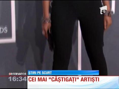 Clasamentul celor mai bine plătiţi artişti