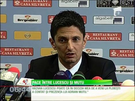 Răzvan Lucescu: "Am venit şi pentru Mutu la Ploieşti"