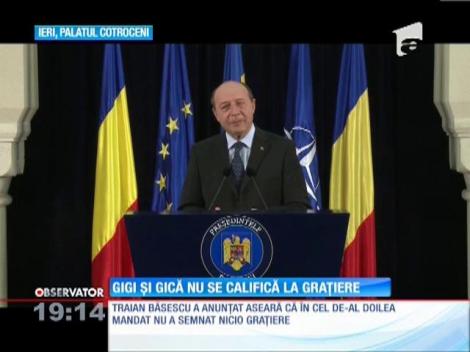 Băsescu spune „nu“ graţierii lui Gică Popescu!