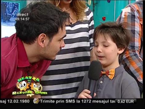 Rareş Pop, unul dintre concurenţii de la Junior Chef, a gătit la Neatza