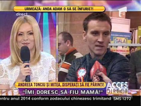 Andreea Tonciu şi Nicolae Mitea visează să devină părinţi!