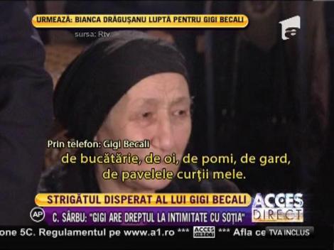 Mama lui Gigi Becali, în lacrimi pentru fiul ei!