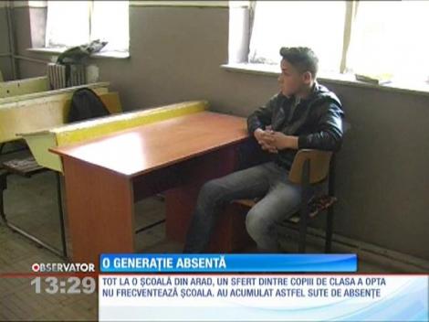 O generaţie de elevi absentă de la şcoală