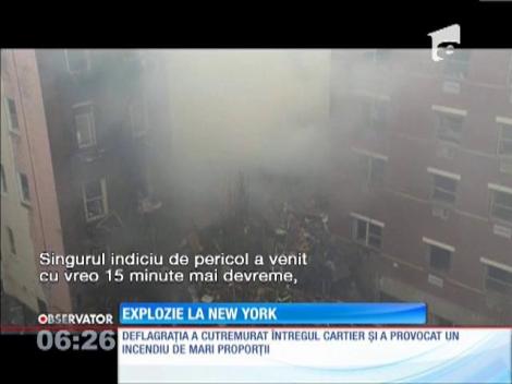 UPDATE! Cel puţin trei morţi şi nouă dispăruţi în urma deflagraţiei care a spulberat două cladiri la New York