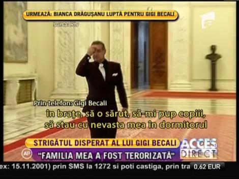 Strigătul disperat al lui Gigi Becali din spatele gratiilor!