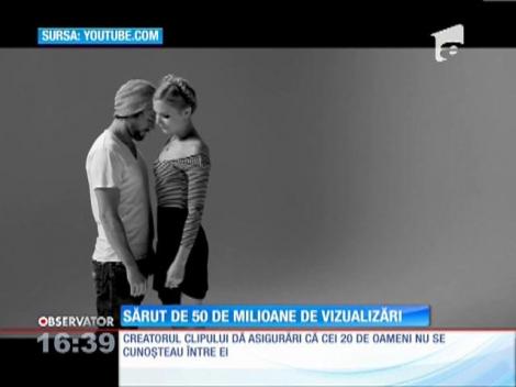 Sarut de 50 de milioane de vizualizari
