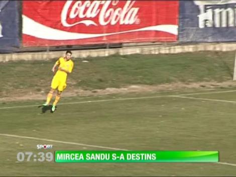 Mircea Sandu s-a destins urmărindu-l într-un meci amical pe Ianis Hagi