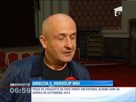 Octavia Geamănu a asistat la filmările noului videoclip al trupei Direcţia 5