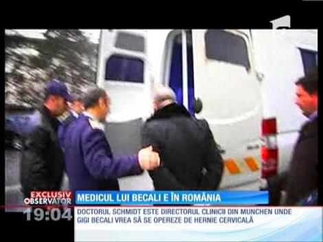 Medicul german al lui Gigi Becali a venit în România