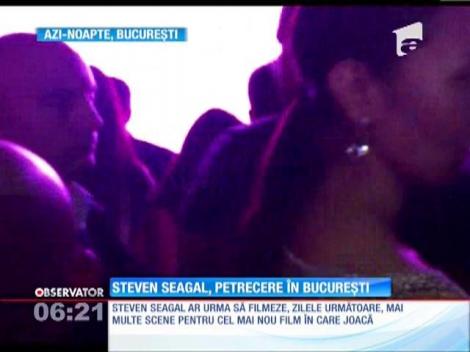 Steven Seagal s-a distrat într-un club din Capitală