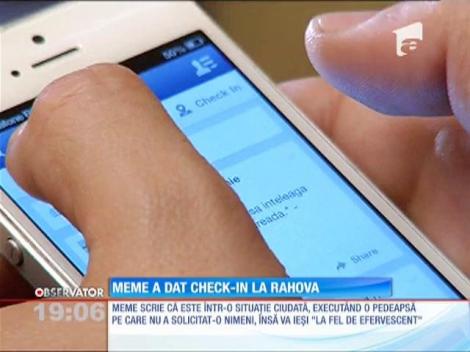 Mihai Stoica a dat check-in pe Facebook de la Rahova
