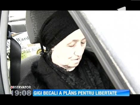 Gigi Becali a plâns pentru libertate