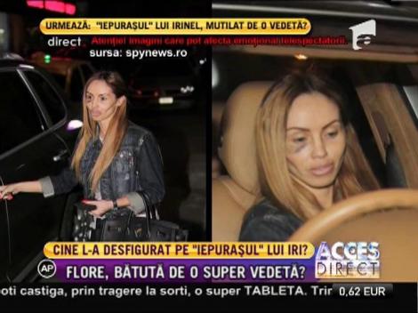 Flore, fostul iepuraș al lui Irinel Columbeanu, bătută crunt în public