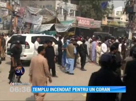 Un templu hindus din sudul Pakistanului a fost devastat şi incendiat