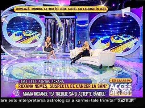 Roxana Nemeş: ”Nu mă căsătoresc”