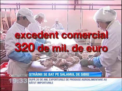 Salamul de Sibiu, muşchiul afumat şi slănina românească sunt la mare căutare peste graniţă