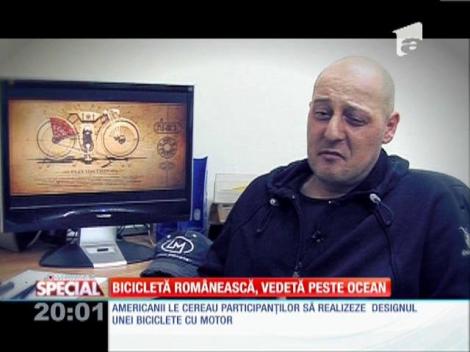 Special! Bicicletă rom&acirc;nească, vedetă peste Ocean