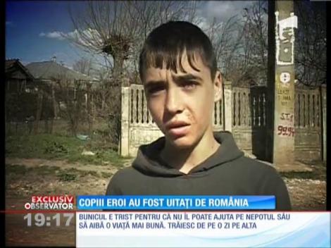Copiii eroi au fost uitați de autorități